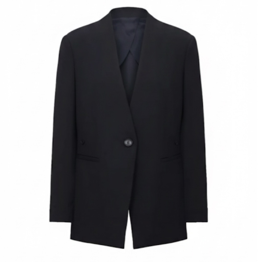 Spanx “The Perfect Collarless Blazer” In Black Size Medium New Without Tags!